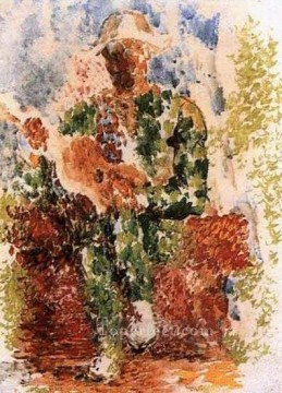 ギターを弾くハーレクイン1 1916年 パブロ・ピカソ Oil Paintings